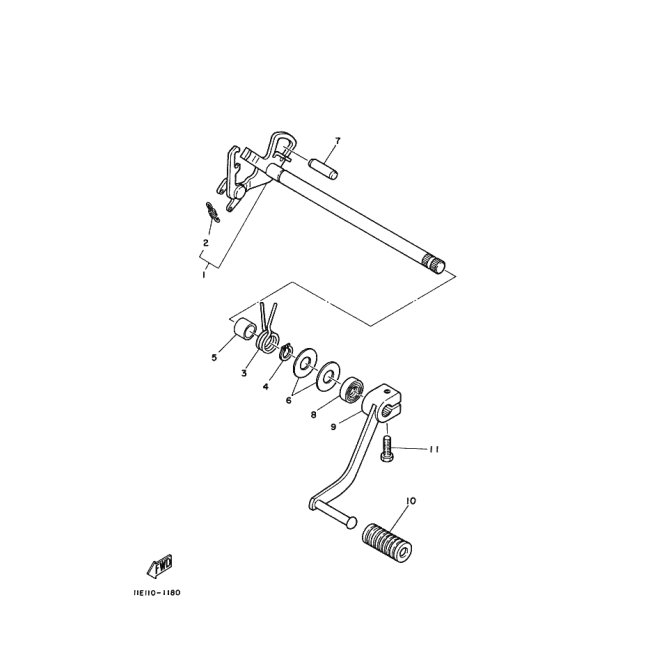 CIRCLIP(10A) - 93430-10016 Yamaha Ersatzteile - yam-shop.de - Yamaha