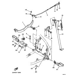 BOLT, FLANGE (5H0)