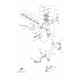 HALTER, BREMSSCHLAUCH 1
