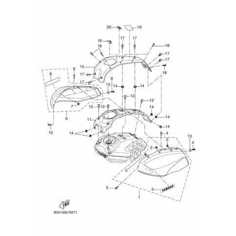 TANK SIDE COVER ASSY 1