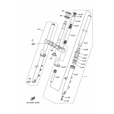 ZYLINDER KOMPL. VORDERRADGA