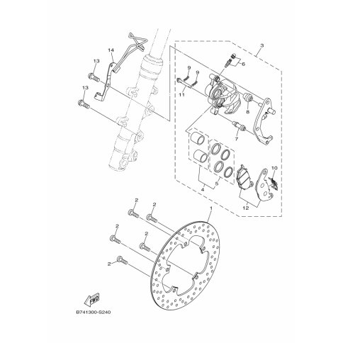 BREMSSATTEL KOMPL.(R)