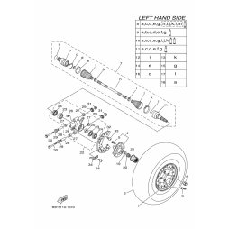 CAST WHEEL, REAR