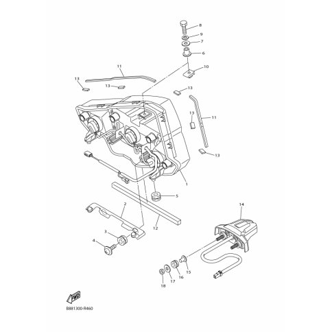ZULASSUNGS. LEUCHTE KOMPL.
