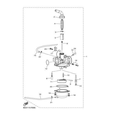 CAP, MIXING CHAMBER