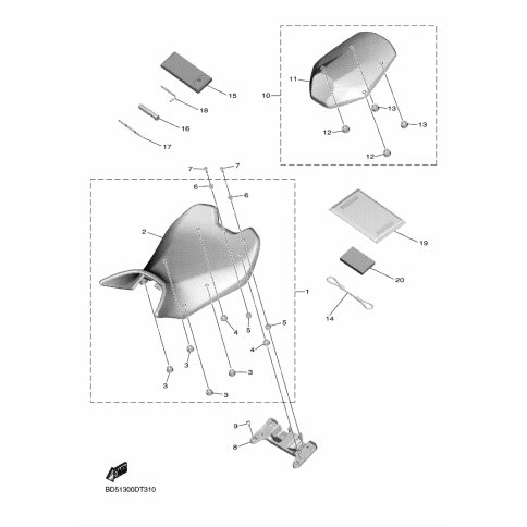 BRACKET, SEAT FITT