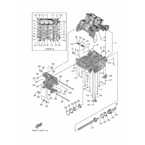 BOLT, CRANKCASE JO