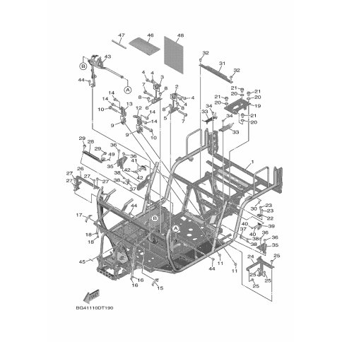 BRKT., RR. AXLE