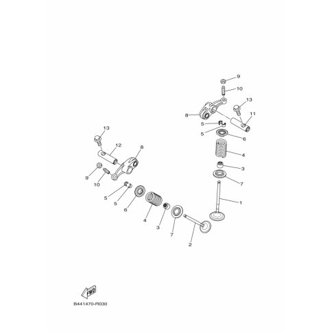 RETAINER, VALVE SPRING