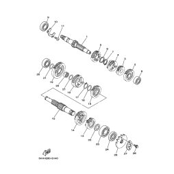 GEAR, 3RD PINION (19T)
