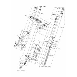 FRONT FORK ASSY (R.H)