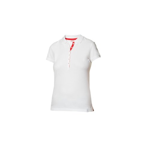 Sportliches Damen Marine-Poloshirt broken white - M