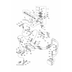 HALTER, BREMSSCHLAUCH
