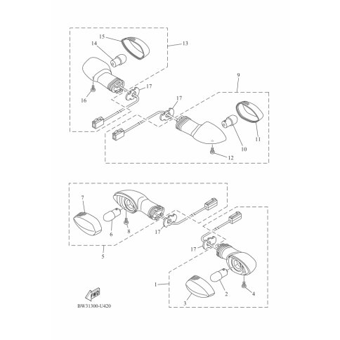 GLUHLAMPE, BLINKER (12V-10W)
