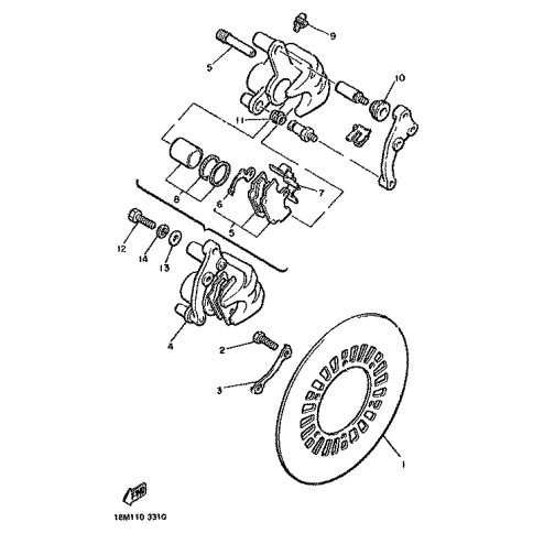 BREMSSATTEL KOMPL
