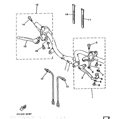 VORDERRAD-BREMSLICHTSCHALTE