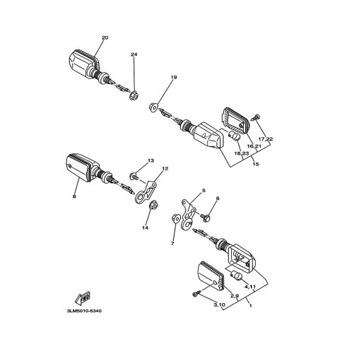 VORDERER BLINKER KOMPL. 2