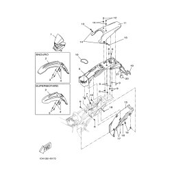 DECKEL, SCHEINWERFER