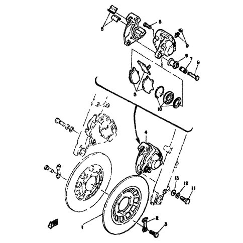BREMSSATTEL KOMPL