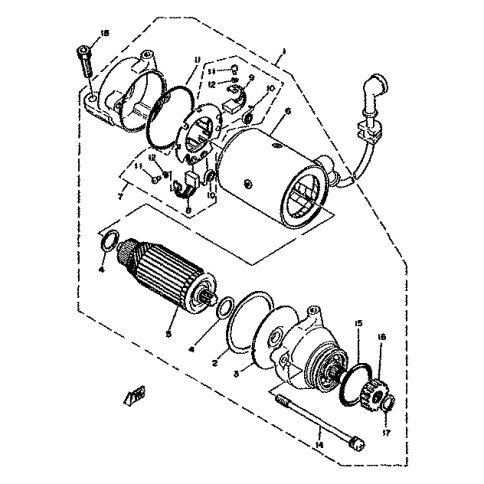 ANLASSER KOMPL