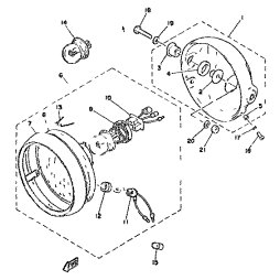 RINGKRANZ, SCHEINWERFER