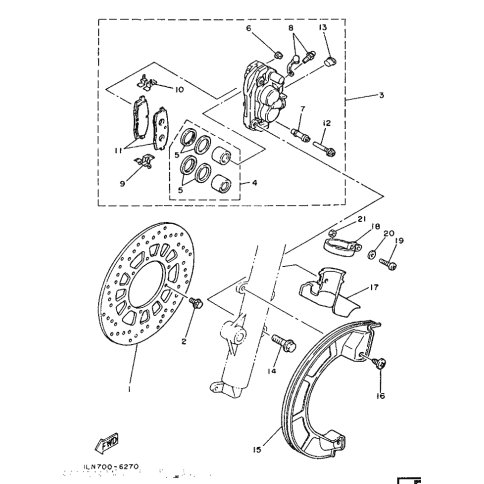 BREMSSATTEL KOMPL.(L)