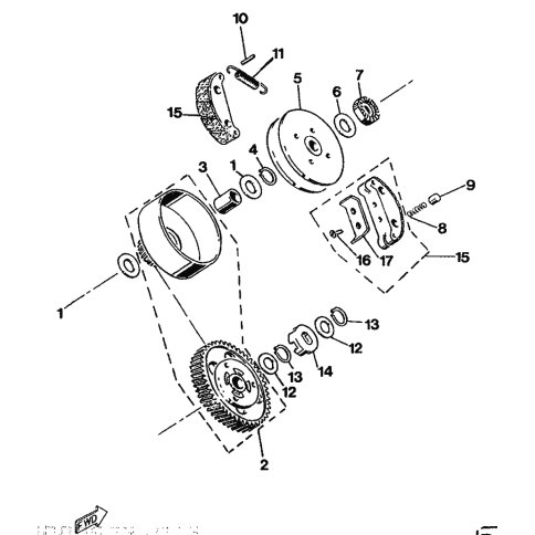 FEDER, KUPPLUNGSGEWICHT 1