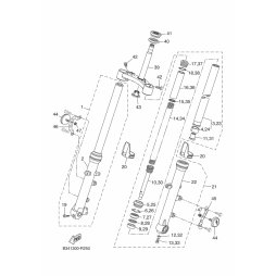 FRONT FORK ASSY (R.H)