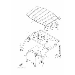 MEMBER, ROOF FRAME
