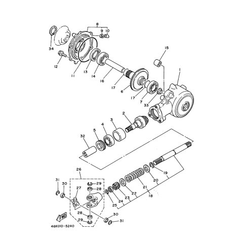 HOUSING BEARING ASSY