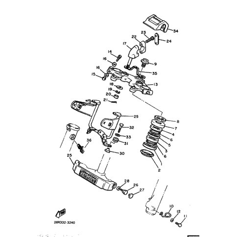 LENKERHALTER, UNTEN
