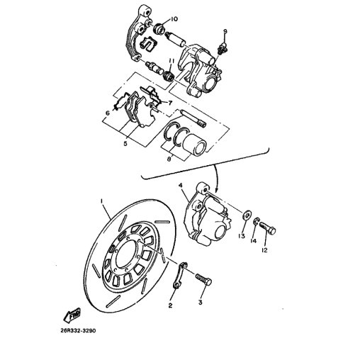 BREMSSATTEL KOMPL