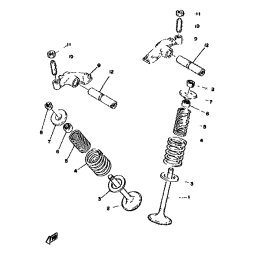 HALTER, VENTILFEDER
