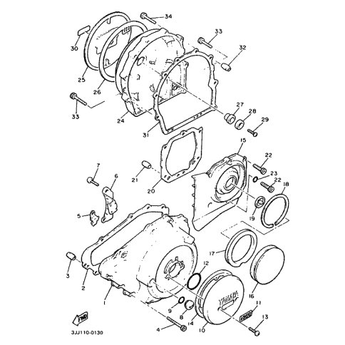 DECKEL, KURBELGEHAUSE 2