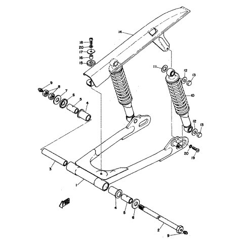 DAMPFER, KETTENKASTEN