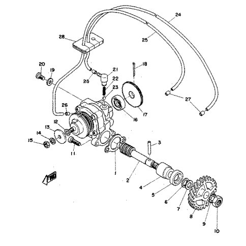 ANTRIEBSRAD, PUMPE