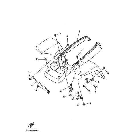 FRONT FENDER COMP. 2