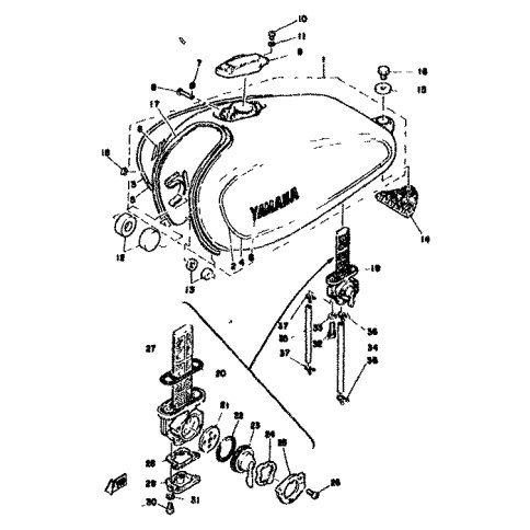 AUFKLEBER, KRAFTSTOFFTANK 1