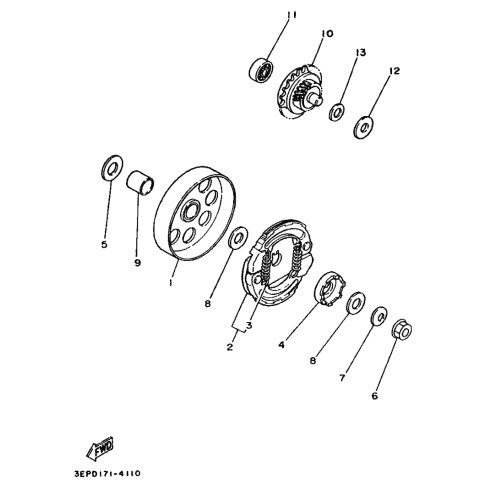 FEDER, KUPPLUNGSGEWICHT 1