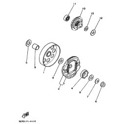 FEDER, KUPPLUNGSGEWICHT 1