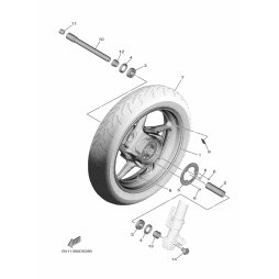 CAST WHEEL, FRONT