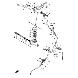 HALTER, BREMSSCHLAUCH