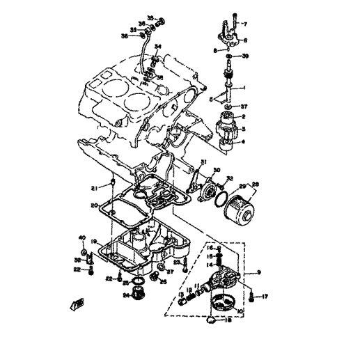 DECKEL, OLFILTERELEMENT
