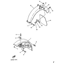 HINTERRAD-KOTFLUGEL KOMPL