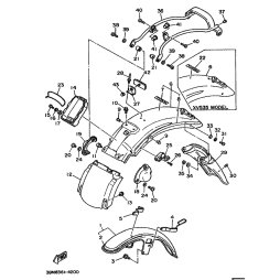 HINTERRAD-KOTFLUGEL KOMPL