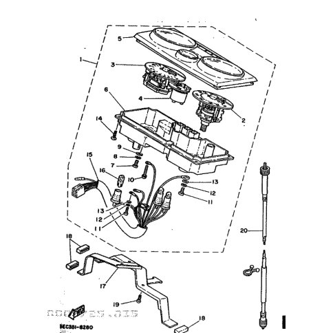 INSTRUMENTENABDECKUNG