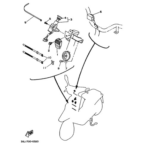 HAUPTSCHALTER-LENKERSCHLOSS