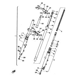 FRONT FORK ASSY