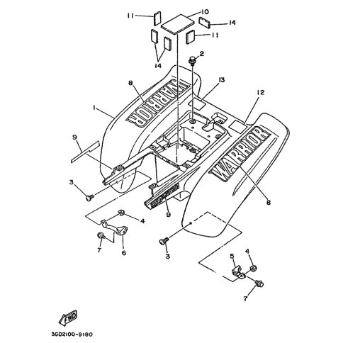 KOTFLUGEL, HINTERRAD