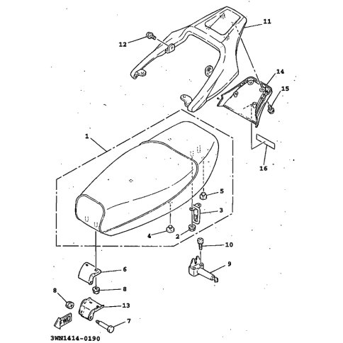 KONSOLE, TANKBEFESTIGUNG